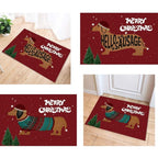Christmas Dachshund Sausage Dog Doormat