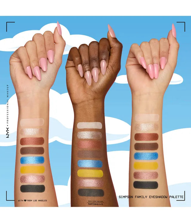 NYX Professional Makeup x The Simpsons – Family Color Palette 🎨💛
