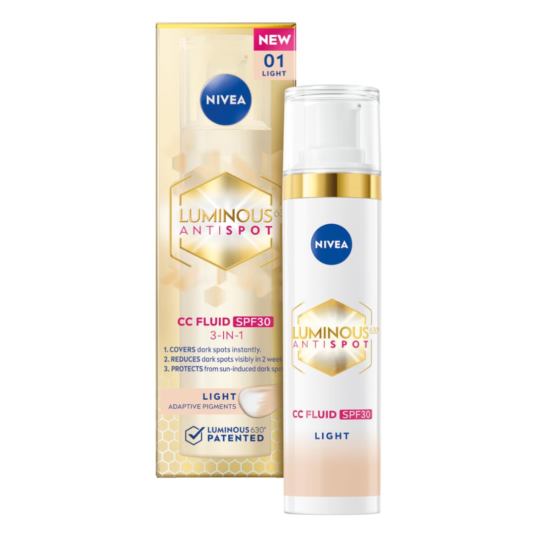 NIVEA LUMINOUS630 Anti-Spot CC Fluid 3in1 – 01 Light ✨