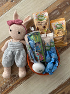 🧶 Handgefertigter gehäkelter Hase🐰