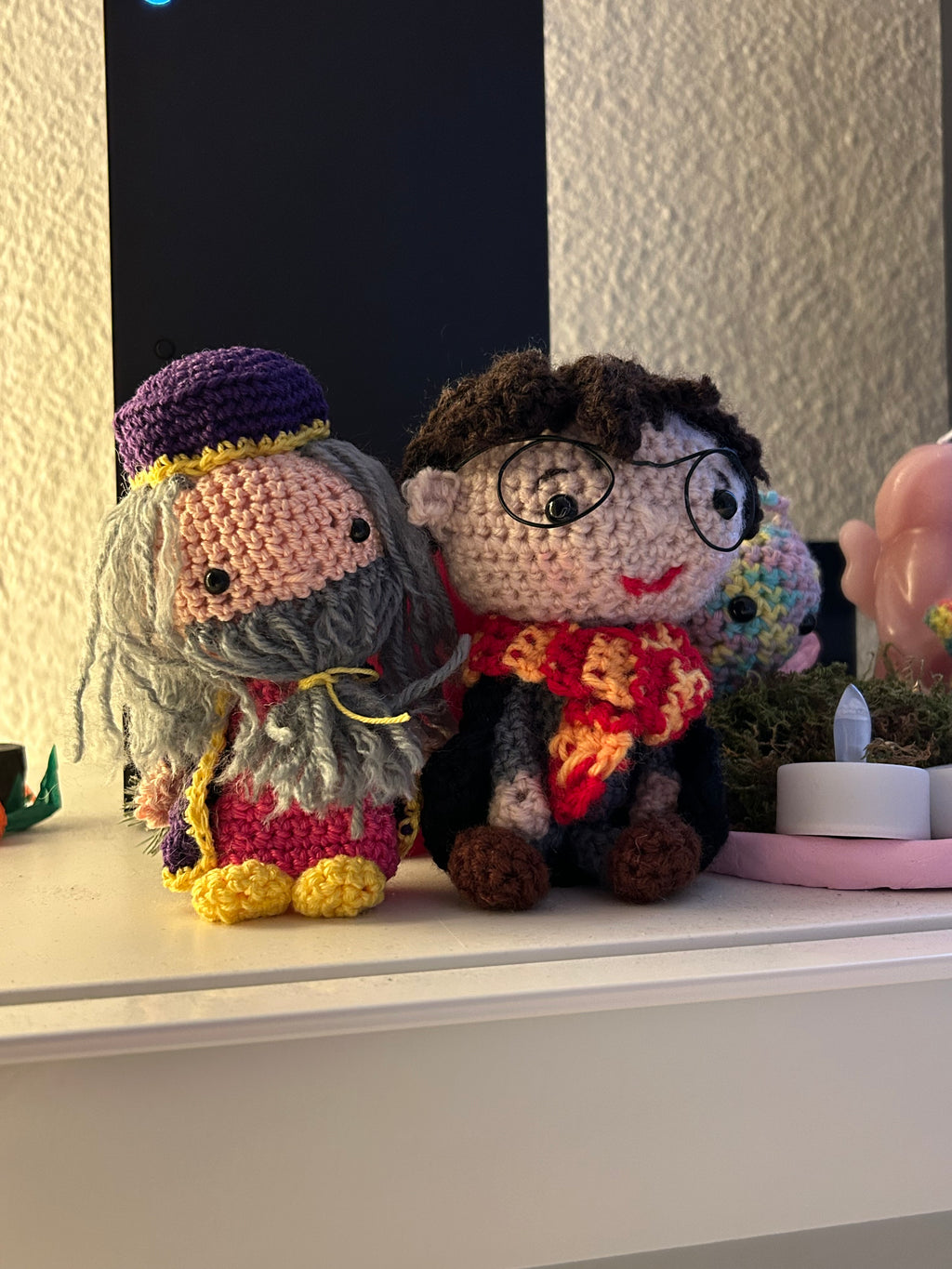 🪄 Handgefertigter gehäkelter Zauberer – Harry Potter oder Dumbledore 🧙‍♂️