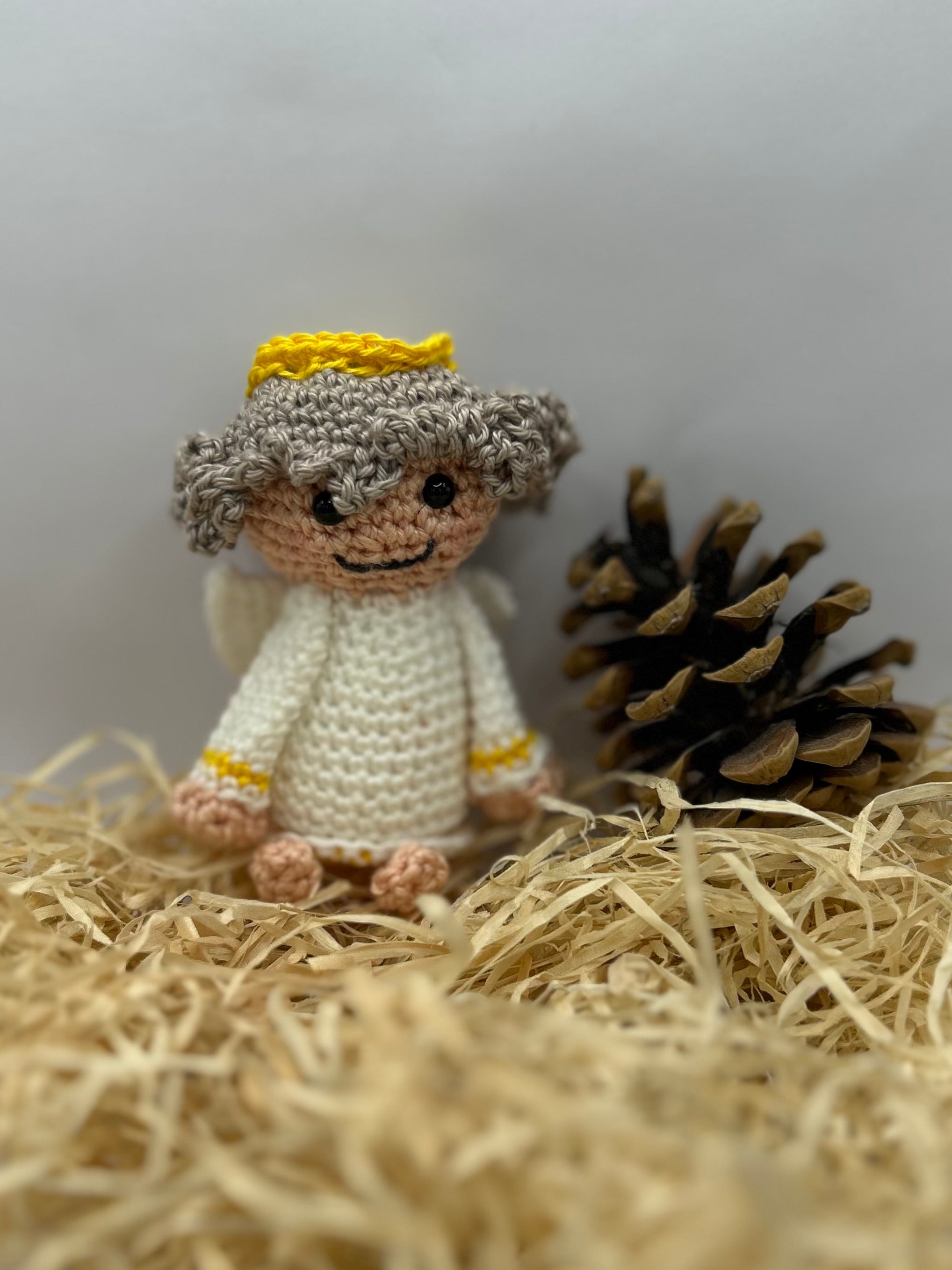 🕊️ Kleiner gehäkelter Engel