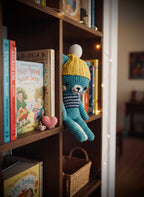 ⭐ Handgehäkelte Katze "Lenny" 30cm | Amigurumi im Winter-Outfit | Handmade Unikat