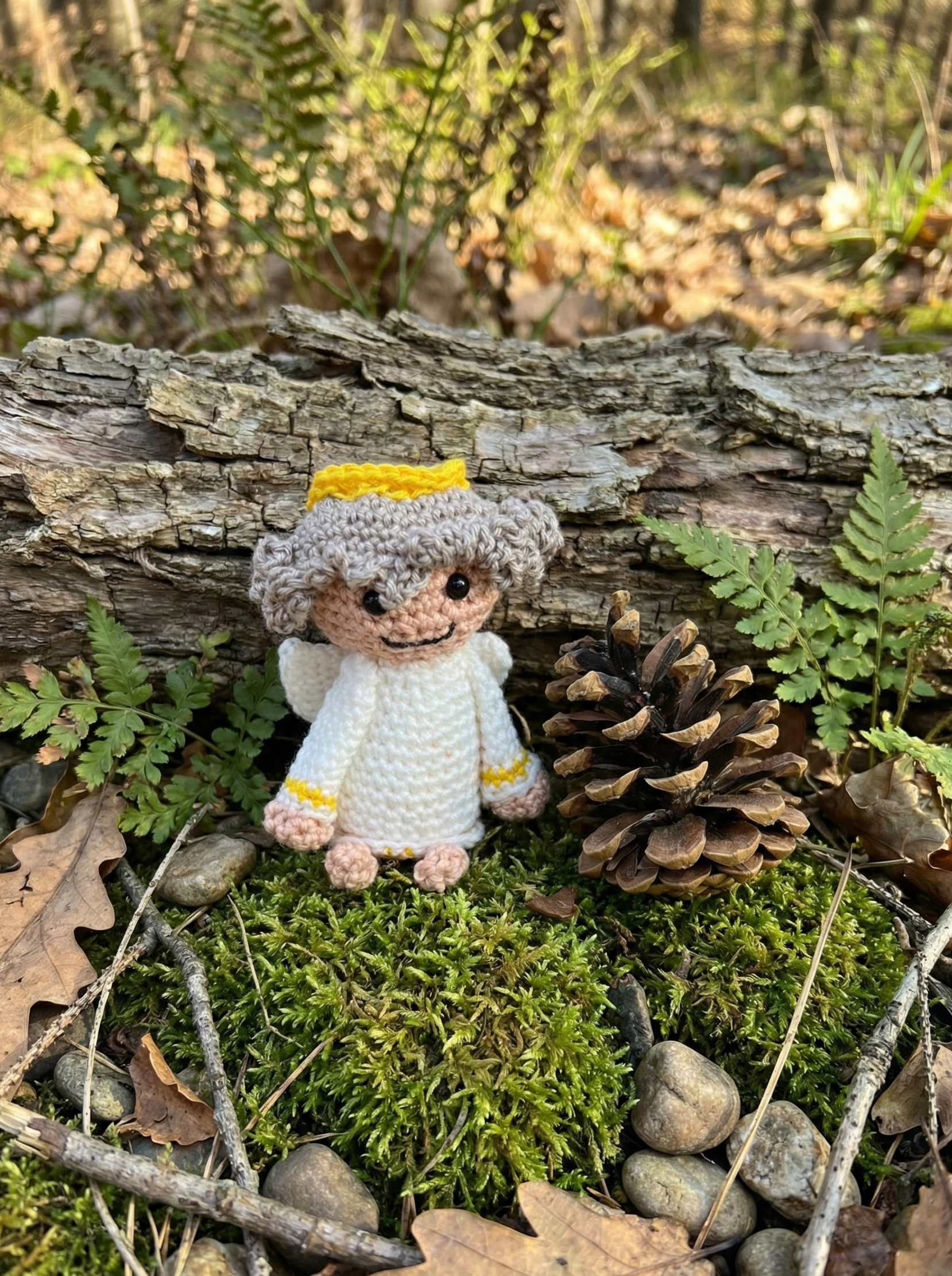 🕊️ Kleiner gehäkelter Engel