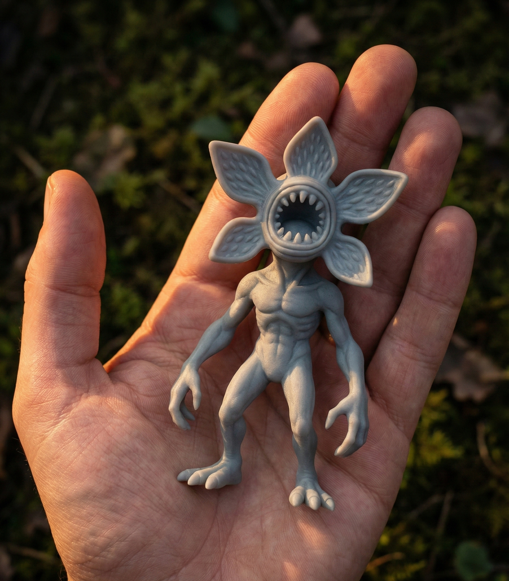 ⭐ 3D Druck Monster Figur | RPG Tabletop Miniatur | Unbemaltes Modell 10cm | Sci-Fi Horror