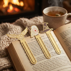 ⭐ Metall Lesezeichen "Magie" | Zauberer Buchzeichen | Geschenk für Lehrer & Schüler