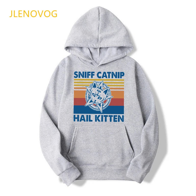 Funny Pew Pew Madafakas Unisex Gray Hoodies Women/Men Cat/Dog/Unicorn/Penguin/Duck With Gun Sweatshirt Femme Streetwear
