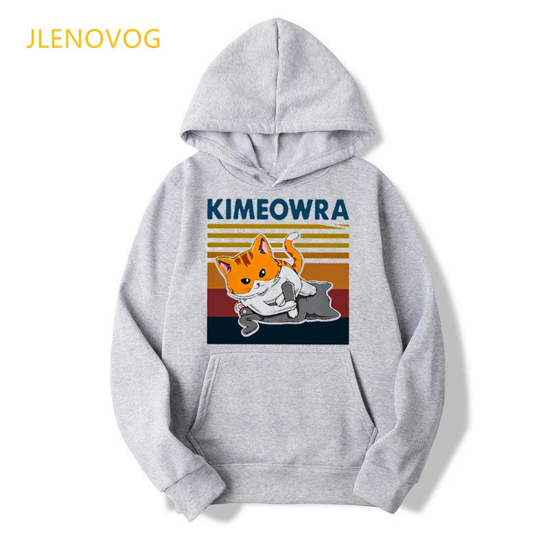 Funny Pew Pew Madafakas Unisex Gray Hoodies Women/Men Cat/Dog/Unicorn/Penguin/Duck With Gun Sweatshirt Femme Streetwear
