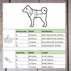 ⭐ Personalisiertes Hunde-Geschirr & Leine | Karo-Muster | Gratis Gravur Name & Tel | S-XL