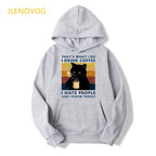 Funny Pew Pew Madafakas Unisex Gray Hoodies Women/Men Cat/Dog/Unicorn/Penguin/Duck With Gun Sweatshirt Femme Streetwear