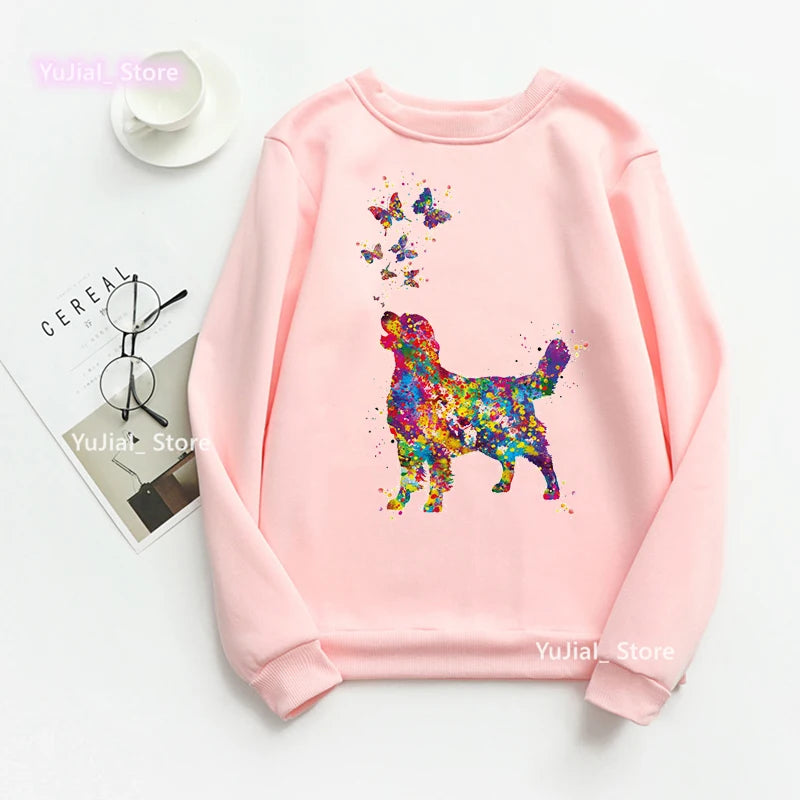 Women Funny Dog Lover Hoodies A Schnauzer Stole My Heart Graphic Print Sweatshirt Harajuku Kawaii Winter/Spring/Autumn Clothes