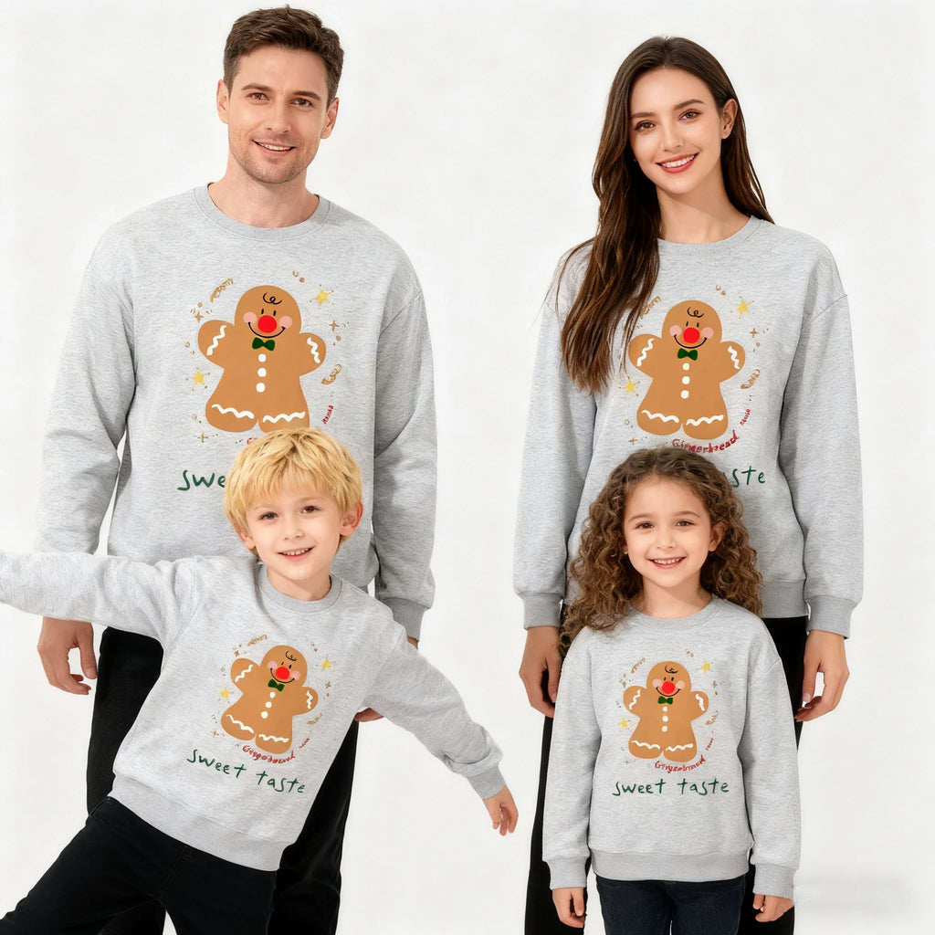 ⭐ Weihnachts Hoodie Lebkuchenmann | Baumwolle Sportlich | Unisex Damen Herren & Teens