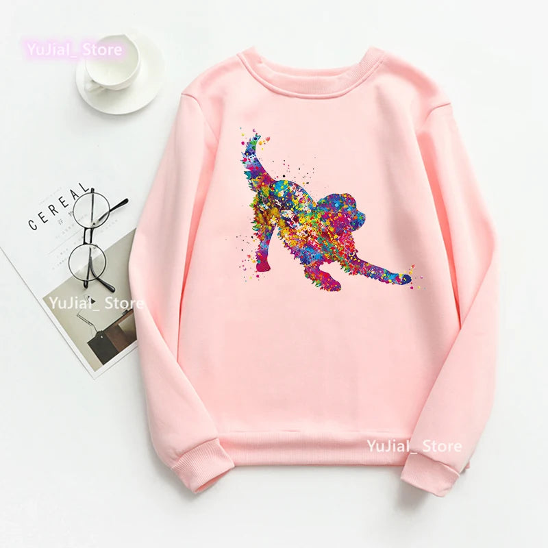 Women Funny Dog Lover Hoodies A Schnauzer Stole My Heart Graphic Print Sweatshirt Harajuku Kawaii Winter/Spring/Autumn Clothes