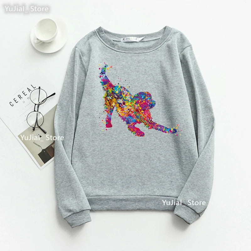Women Funny Dog Lover Hoodies A Schnauzer Stole My Heart Graphic Print Sweatshirt Harajuku Kawaii Winter/Spring/Autumn Clothes