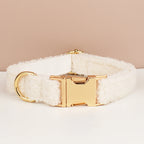 Handgefertigtes gestricktes Hundehalsband &amp; Leinen-Set — Personalisierte gewebte Accessoires für Herbst, Winter &amp; Weihnachten 