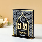 Ramadan Countdown Calendar Eid Mubarak Ornament Ramadan Decoration 2026 For Home Ramadan Kareem Islamic Muslim Party Decor Gifts