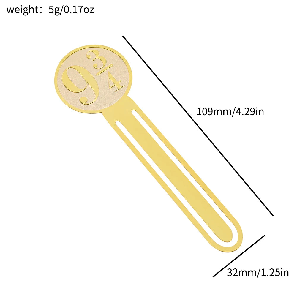 ⭐ Metall Lesezeichen "Magie" | Zauberer Buchzeichen | Geschenk für Lehrer & Schüler