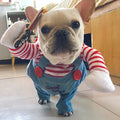 Lustiges Halloween-Hundekostüm für kleine und mittelgroße Hunde, Katzen, verstellbar, für Welpen, Cosplay, Party, Französische Bulldogge, Chihuahua, Haustierkleidung