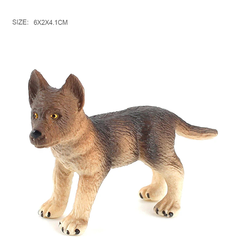⭐ Miniatur Hundefigur Deko | Realistische PVC Figur für Bonsai Auto & Schreibtisch