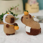 ⭐ DIY Häkelset Capybara | Anfänger Amigurumi Kit | Wasserschwein mit Video & Garn