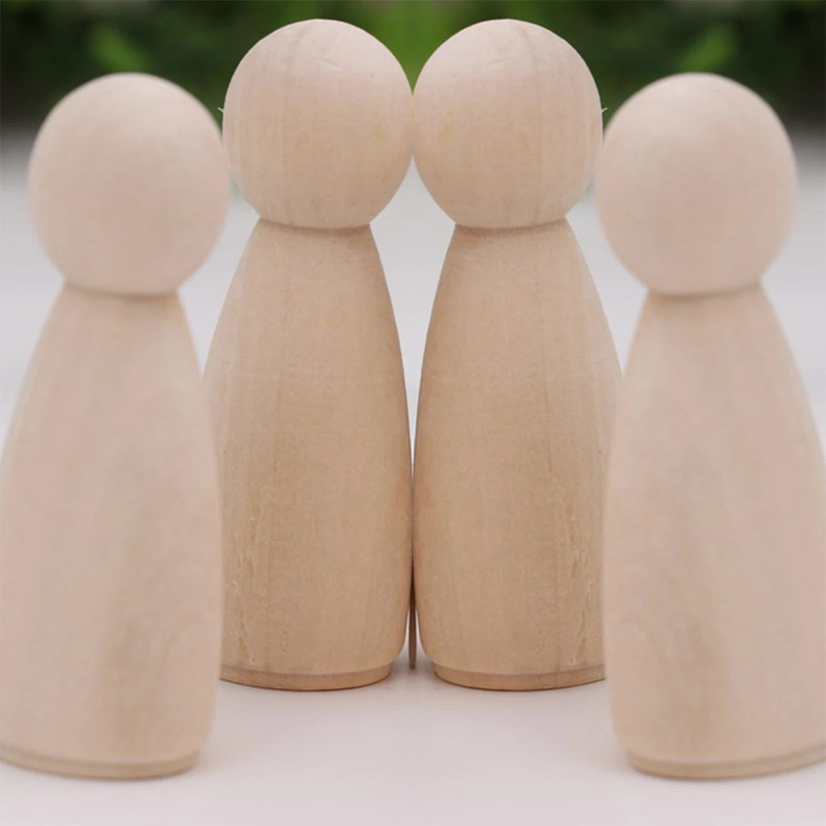 20/50 Pcs DIY Wood Peg Dolls Handmade Unfinished Doll DIY Crafts Nursery Decoration Wood Peg Dolls Home Decoration Ornament
