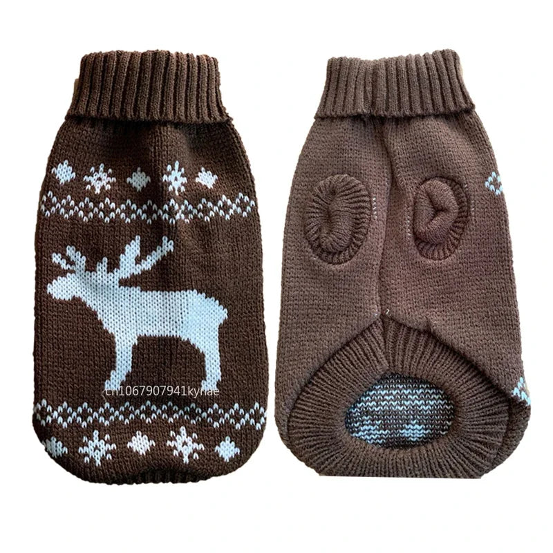 ❄️Warm Knitted Pet Sweater — Soft Winter Clothes for Small & Medium Dogs