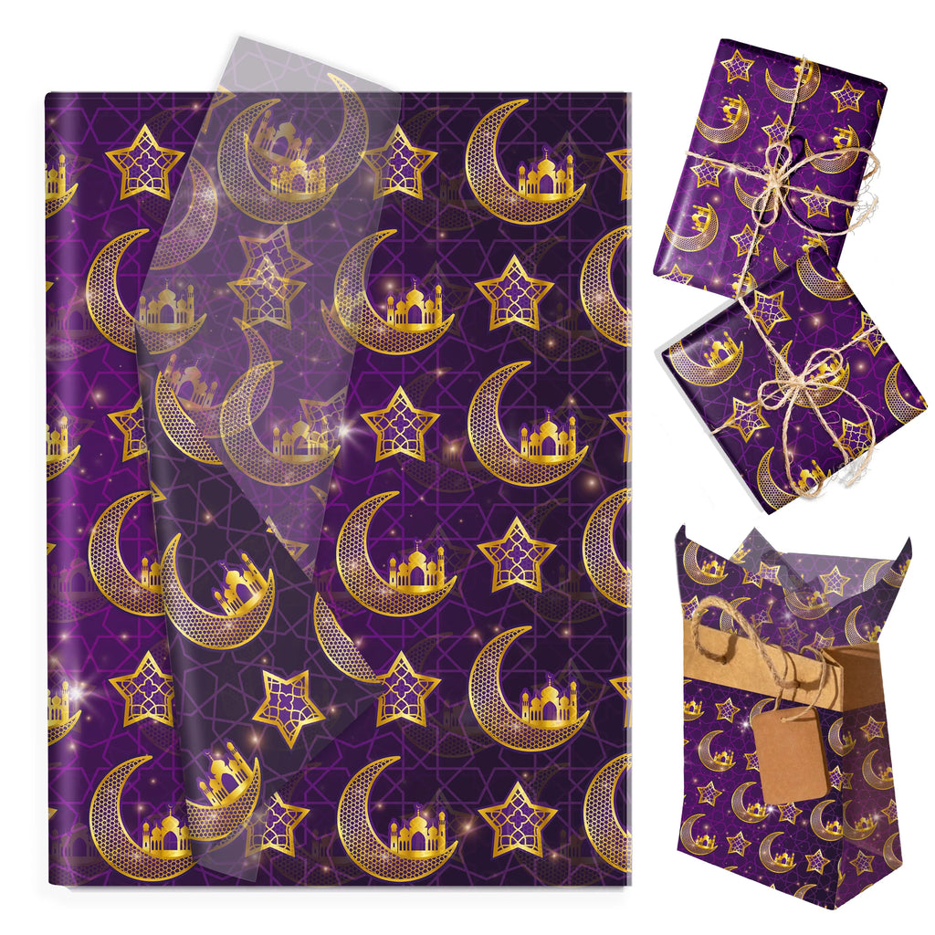 ⭐Ramadan Seidenpapier Set | Eid Geschenkverpackung | Transparentes Deko Papie