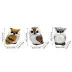 ⭐Plüsch Eule Deko Figur | Realistisches Kunstfell Ornament | Weihnachtsbaum Anhänger & Geschenk