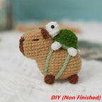 ⭐ DIY Häkelset Capybara | Anfänger Amigurumi Kit | Wasserschwein mit Video & Garn