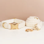 Handgefertigtes gestricktes Hundehalsband &amp; Leinen-Set — Personalisierte gewebte Accessoires für Herbst, Winter &amp; Weihnachten 