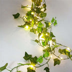 LED String Lights 2M/5M/10M Maple Leaf Wedding Garland Christmas Fairy Light for Home Bedroom Wall Patio Ramadan Decoration 2025