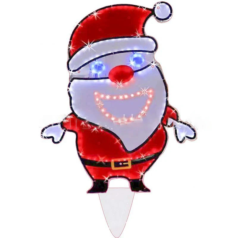 ⭐ LED Weihnachtsdeko Garten Hund | Beleuchtete Acryl Figur 35cm | Batteriebetrieben Aussen