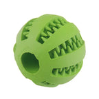 Hundespielzeugball, ungiftiger, bissfester Spielzeugball für Hunde, Welpen und Katzen, Futterspender für Hunde und Katzen, Kau- und Zahnreinigungsball