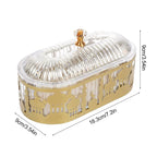 ⭐Ramadan Süßigkeiten Tablett | Eid Dessert Box & Servierschale | Eisen Tischdeko Gold