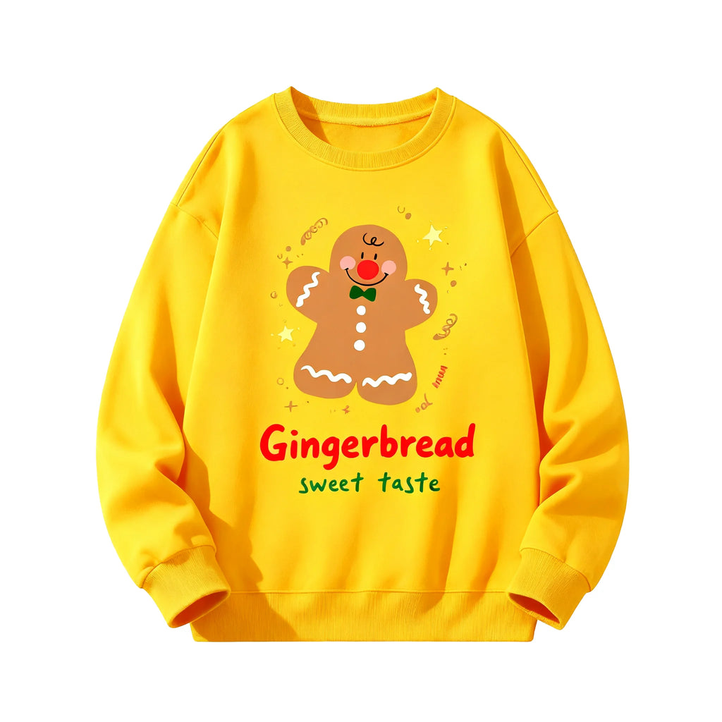 ⭐ Weihnachts Hoodie Lebkuchenmann | Baumwolle Sportlich | Unisex Damen Herren & Teens