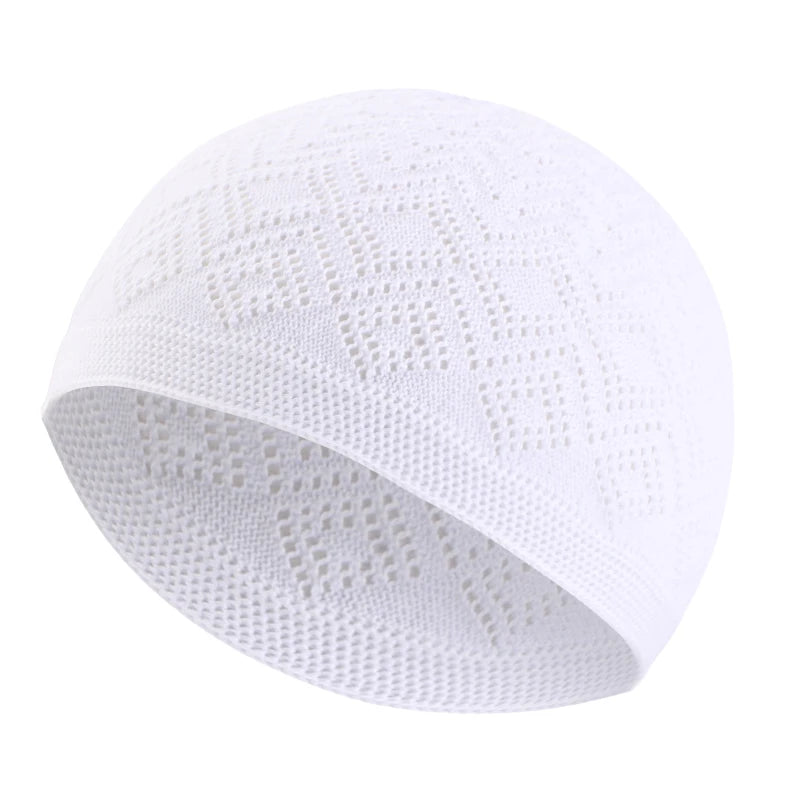 ⭐Strick Gebetsmütze Herren | Unisex Beanie Häkeloptik | Islamische Kopfbedeckung Kufi