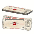 10Pcs Train Ticket Platform 9 3/4 Cards,Tickets for Harry Potter Wizard Party Decoration，Platform 9 3/4 Decoration Wizard Party