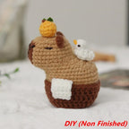 ⭐ DIY Häkelset Capybara | Anfänger Amigurumi Kit | Wasserschwein mit Video & Garn