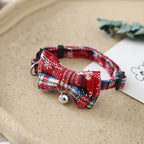 ⭐ Weihnachts-Halsband für Katzen & Welpen | Mit Glöckchen | Verstellbar 22-29cm | Festlich