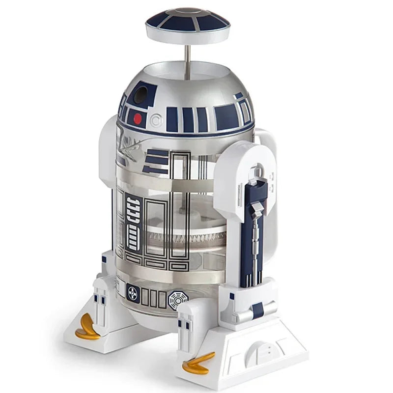 ⭐Star Wars R2-D2 Kaffeebereiter | 960ml French Press | Roboter Kanne Edelstahl