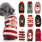 🎄 Christmas Dog Sweater — Warm Knitted Winter Outfit for Dogs & Puppies