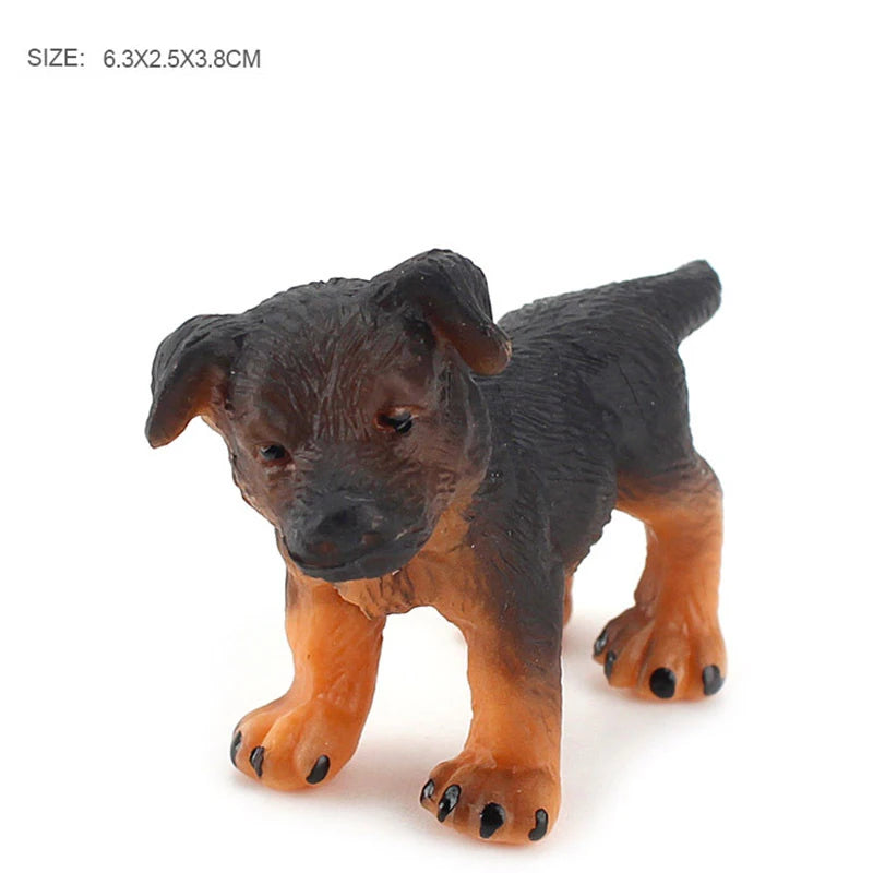 ⭐ Miniatur Hundefigur Deko | Realistische PVC Figur für Bonsai Auto & Schreibtisch