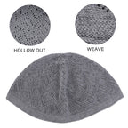 ⭐Strick Gebetsmütze Herren | Unisex Beanie Häkeloptik | Islamische Kopfbedeckung Kufi