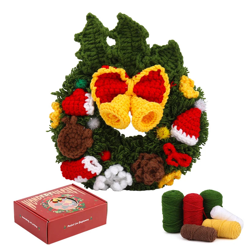 ⭐ DIY Häkelset Weihnachten | Baumwollgarn Starter Kit | Anfänger Komplettset | Deko