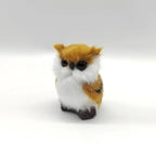 ⭐Plüsch Eule Deko Figur | Realistisches Kunstfell Ornament | Weihnachtsbaum Anhänger & Geschenk