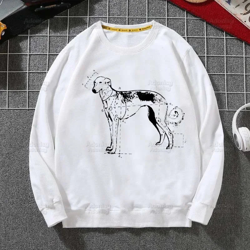 ⭐ Greyhound Hoodie Damen | Crazy Greyhound Lady | Harajuku Streetwear Pullover