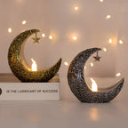 Ramadan Led Lantern Light Eid Mubarak Home Decoration Star Moon Ornaments 2025 Islamic Muslim Party Supplies Eid Al-Fitr Gifts