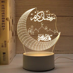 ⭐3D LED Nachtlicht Ramadan | Acryl Deko Lampe | USB Stimmungslicht Eid