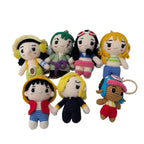 Handmade Crochet Anime Characters Keychain Perfect Gift Doll Key Ring Pendant Kawaii Figure Decoration Gift