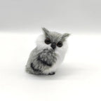 ⭐Plüsch Eule Deko Figur | Realistisches Kunstfell Ornament | Weihnachtsbaum Anhänger & Geschenk